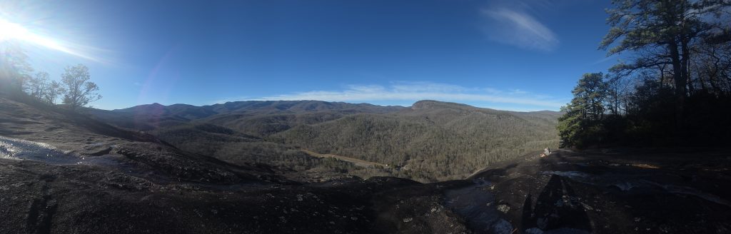 Panorama of the view from John Rock